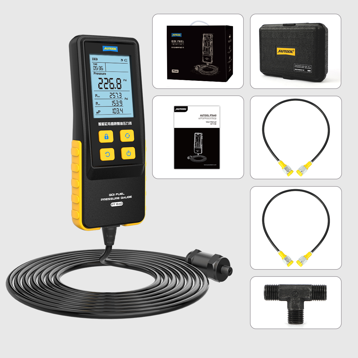 PT640 GDI Fuel Pressure Gauge — 12 of 12